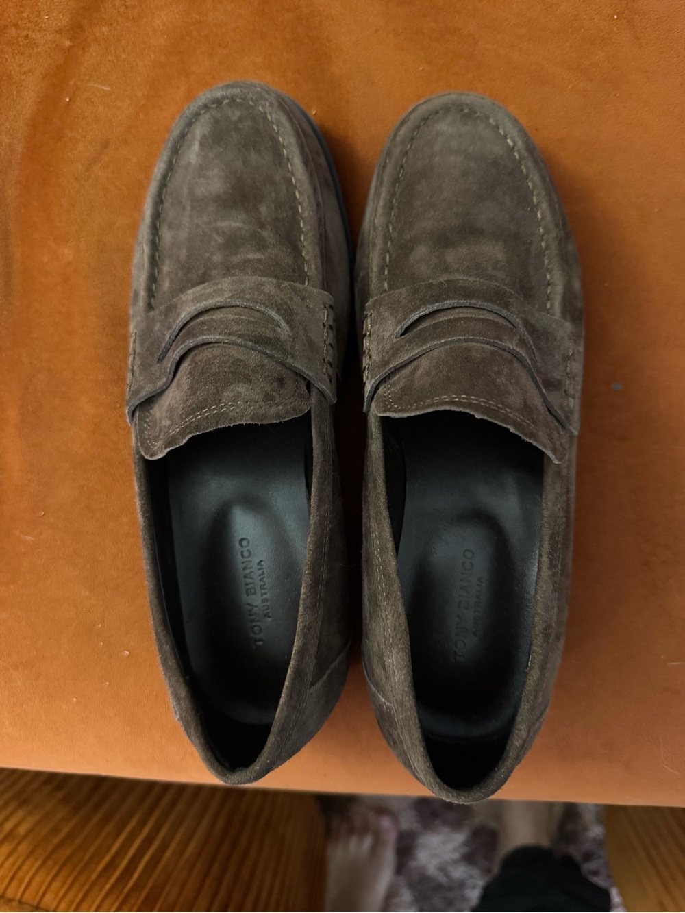 Zac Suede Loafers in Espresso Brown